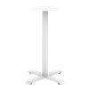  41\'\' Bar-Couchtischgestell aus Metall und Stahl mit X-Basis für den Innen- und Außenbereich