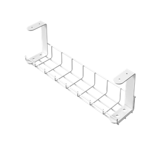 Stahlmaterial spart Platz unter dem Schreibtisch und bietet maßgeschneiderte Drahthalterungen 